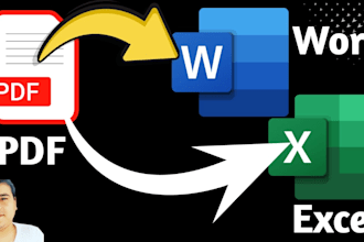 convert PDF to word, google docs, power point, excel, CSV