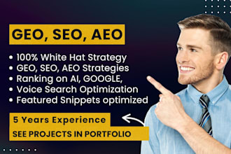 rank your website with answer and generative engine optimization GEO, aeo, SEO