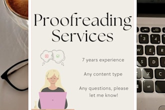check your grammar and spelling, and proofread and edit your writing