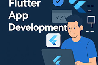 design and develop your flutter app with full functionality