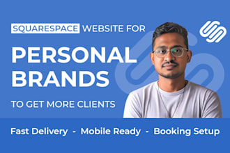 do squarespace website design for coaches and personal brands