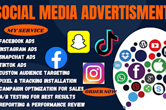 setup meta facebook ads campaign snapchat ads instagram tt ads for shopify sales