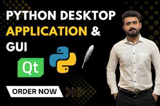 develop desktop apps with python using tkinter , pyqt5