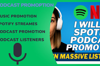 do spotify podcast promotion, increase podcast audience to get organic downloads