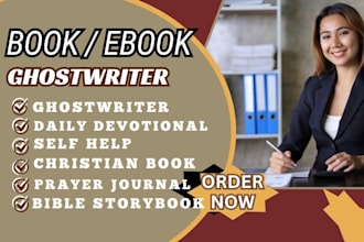 ghostwrite, format christian journal book daily devotional self help faith book
