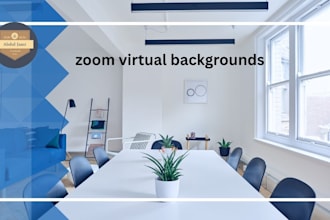 design a office virtual background