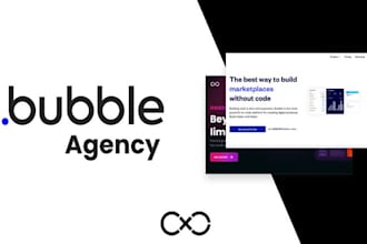 build no code, web app, saas real estate on bubble io app for agencies