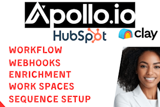 setup clay com workflow apollo io sequence hubspot automation enrichment webhook