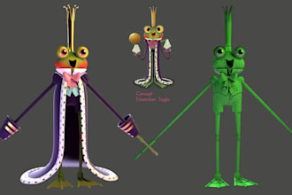 model props or characters for animation, video game or nft