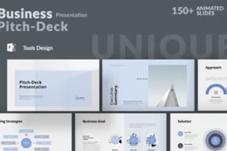 write and design fundraising investor pitch deck that secures attention, funding