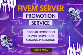 promote your fivem server and boost your discord  community organically