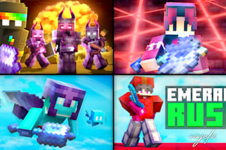 make the best minecraft thumbnails