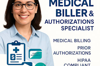 do medical billing, piror authorization, payment posting, denial management