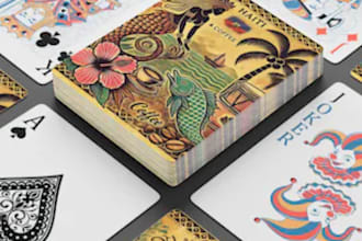 design custom playing cards, poker, tarot or board game