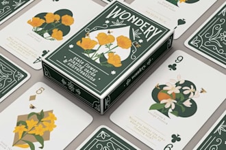 custom playing card design card game design card illustration card game