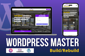 setup, rebuild and redesign, figma to wordpress fast