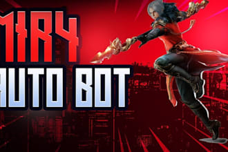 setup mmorpg gaming bot for auto farming, auto riding, game automation