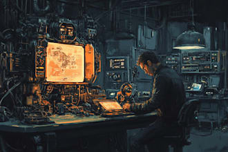 draw warhammer illustration of you