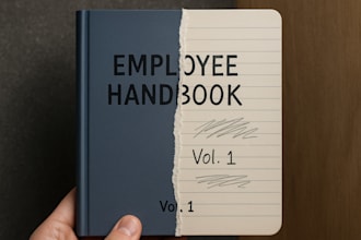 create a professional employee handbook or manual for your business