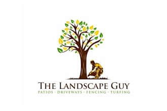 design important landscape gardener logo