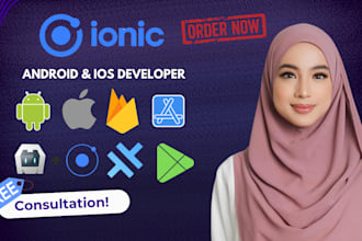 develop ionic apps for ecommerce booking and business platforms