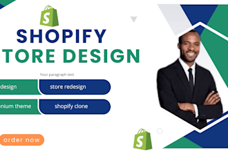 design, redesign shopify store, droppshiping store, shopify website development