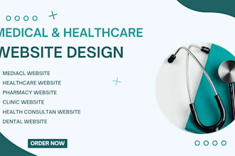 design homecare, medical, healthcare, therapy, dental clinic website