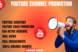 do super fast youtube channel promotion, yt shoutout for organic engagement
