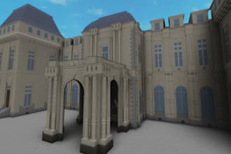 create high quality roblox builds, any 3d models roblox script 4 roblox game