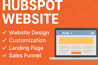 build hubspot cms crm website landing page hubspot workflow marketing expert