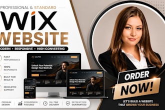 build and design wix website or redesign wix website