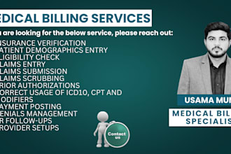 be your medical biller and will provide all medical billing related services