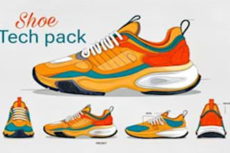 design shoe tech pack shoe design sneakers footwear design shoes drawing