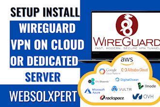 setup private privacy wireguard VPN on hetzner, vultr, digitalocean, azure vm