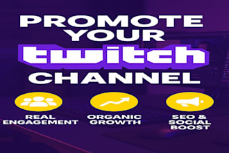 organic twitch promotion grow followers get live viewers and reach affiliate