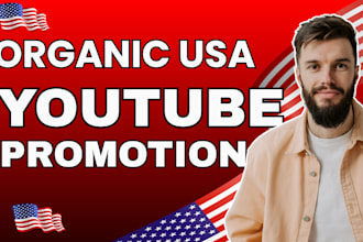 do organic youtube channel promotion USA promotion to USA audience