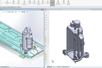 provide expert solidworks 3d part and mold design services