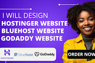 build hostinger website redesign hostinger design wordpress, blueshost godadday