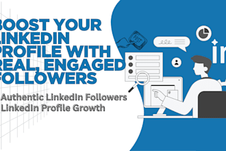 provide real linkedin followers, engagement connections