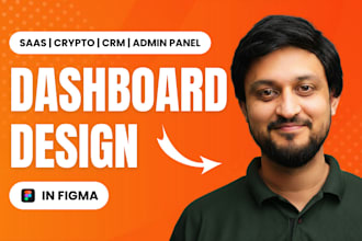 do saas, crypto, CRM, and admin panel dashboard ui ux design