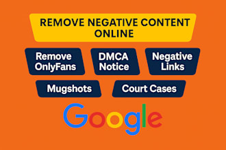 permanently remove mugshot article cases news delete negative links on google