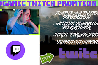 boost your twitch with real, organic viewers and followers