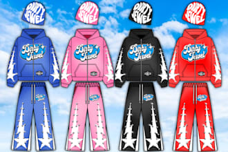 custom hoodie tshirt design streetwear for your merch design