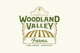 design unique super family farm logo