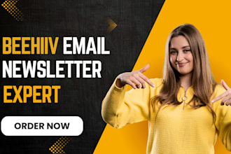 setup and design your beehiiv newsletter, landing page, and full email system