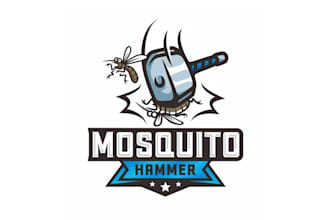 design sustainability mosquito hammer time logo