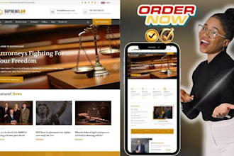 create lawyer website, law firm website, legal attorney, notary law firm website