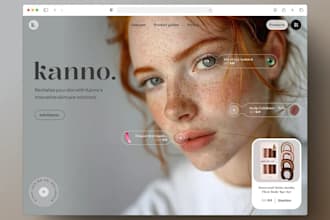 design skincare shopify store beauty website cosmetic website skincare store