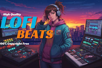 make lofi beats lofi music lofi hip hop or chill music for you