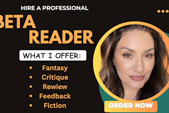 alpha or beta read fantasy historical sci fiction thriller horror mystery novel